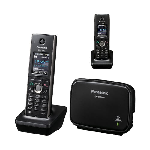 Black Lot of 12 Panasonic KX-TPA60 DECT Cordless Handset Only for TGP600 System